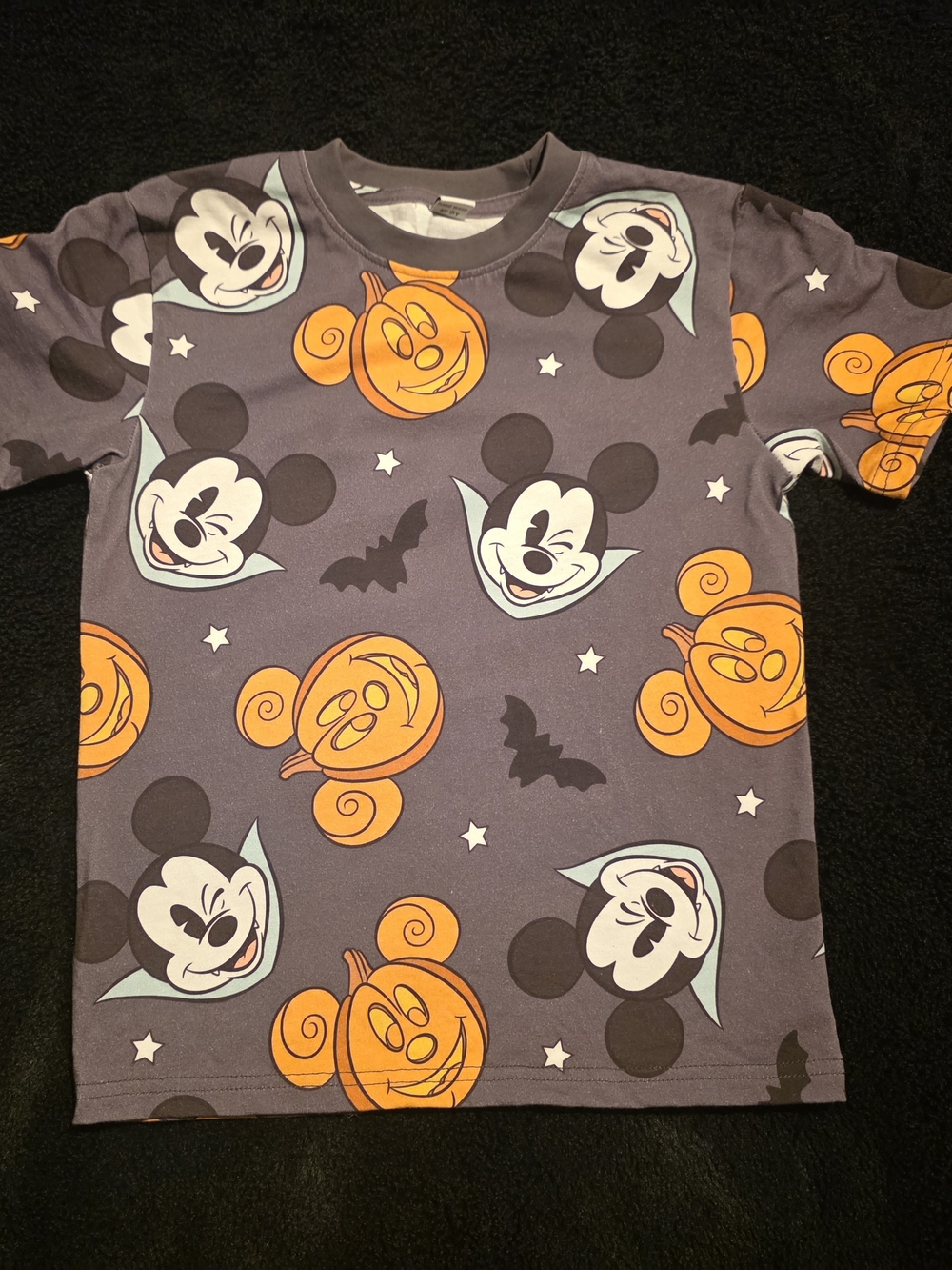 Wild Rich Kids Mickey Pumpkin Halloween Kids Tee